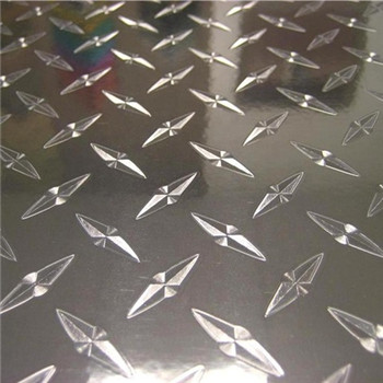 3003 5052 Brite Tread Plate Diamond Placa de liga de alumínio Placa verificadora de cinco barras para caixa de ferramentas 